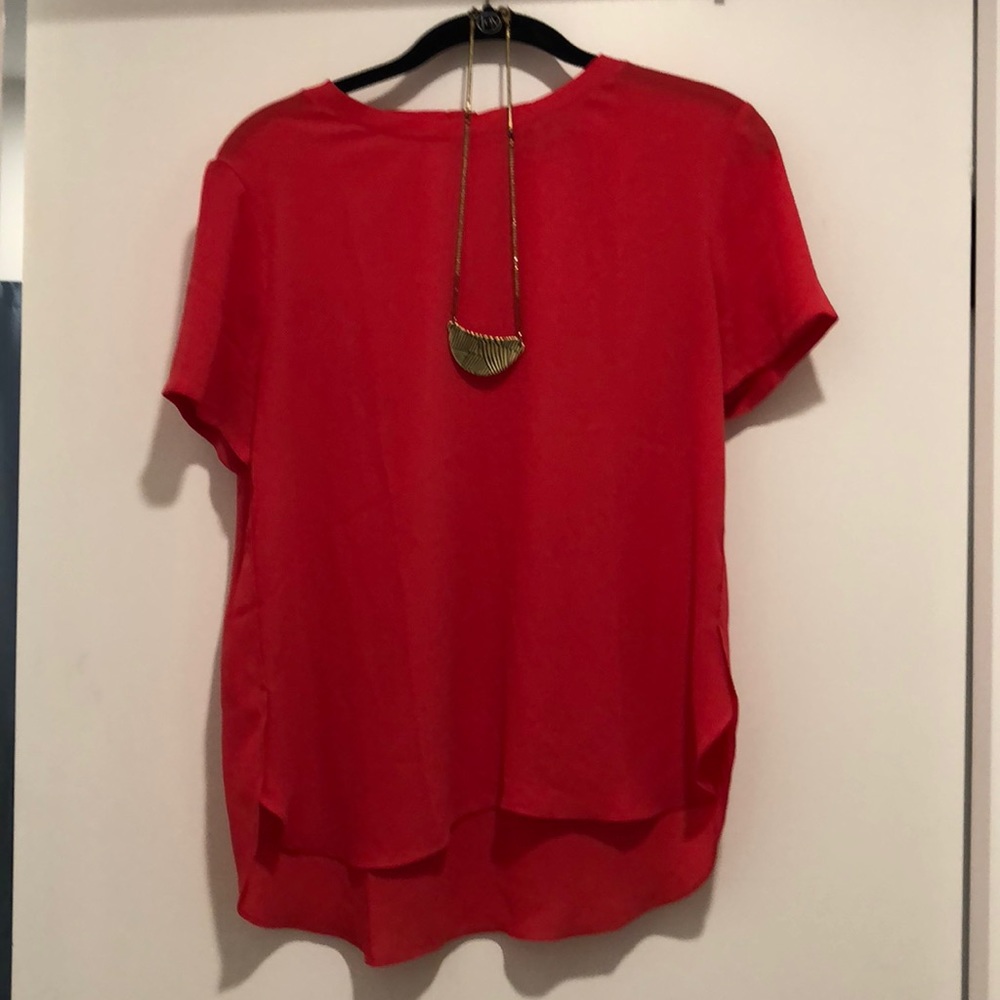LOFT melon blouse
